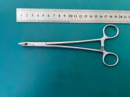 Storz N-1705-92-L Surgical House Gelfoam Press Forceps