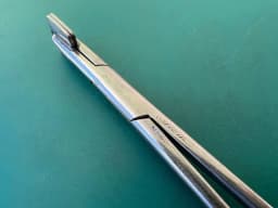 Storz N-1705-92-L Surgical House Gelfoam Press Forceps
