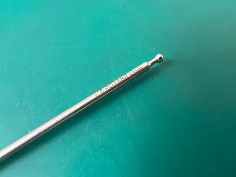 Aesculap PO788R ADTEC MONOPOLAR Grasping Forceps, jaw inserts, 310 mm 5 mm