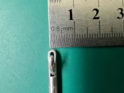 Затискач для дрібних суглобів Linvatec Shutt 1.1631, тупий наконечник, 3.4mm, 15° вгору, 130mm