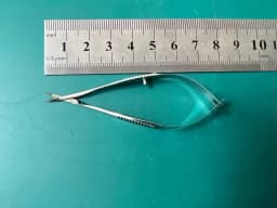 Storz E3387 Vannas Capsulotomy Scissors Curved