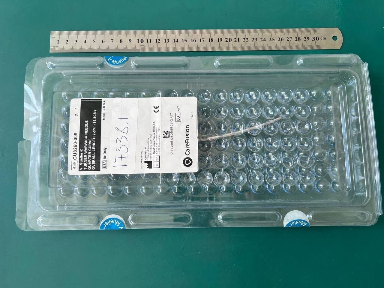 Голка Turner Warwick V. Mueller GU8260-009, чверть-вигин, 19.8 см 7-3/4″