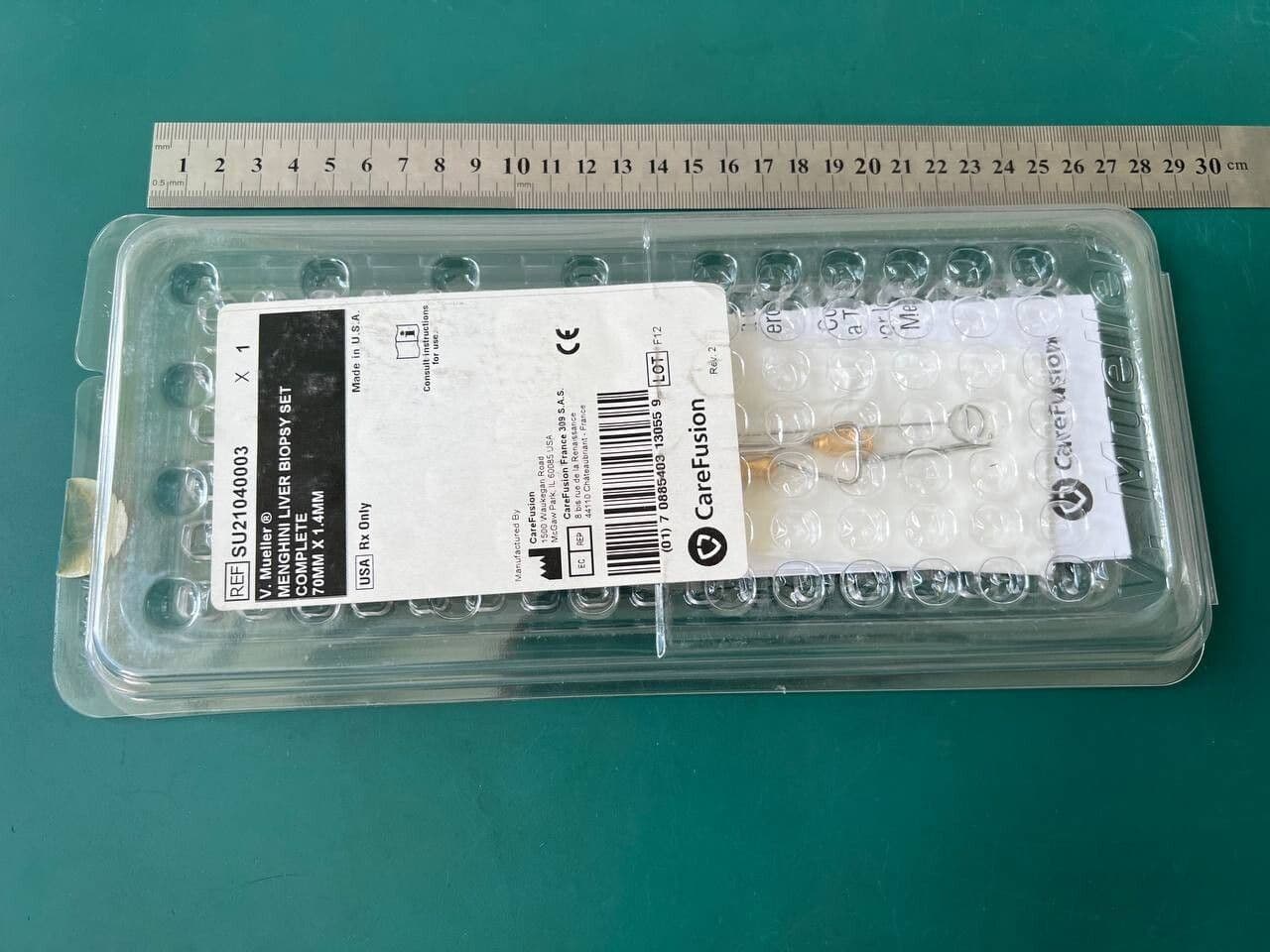 Набір для біопсії печінки V.Mueller SU21040003 Menghini, комплект, 70 mm x 1.4 mm