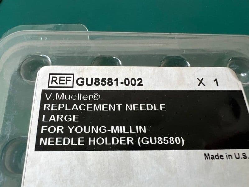 V.Mueller GU8581-002 Replacement needle Large for Young-Millin Needle Holder