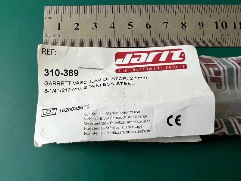 Судинний дилататор Jarit 310-389 Garrett 2.5mm 210mm