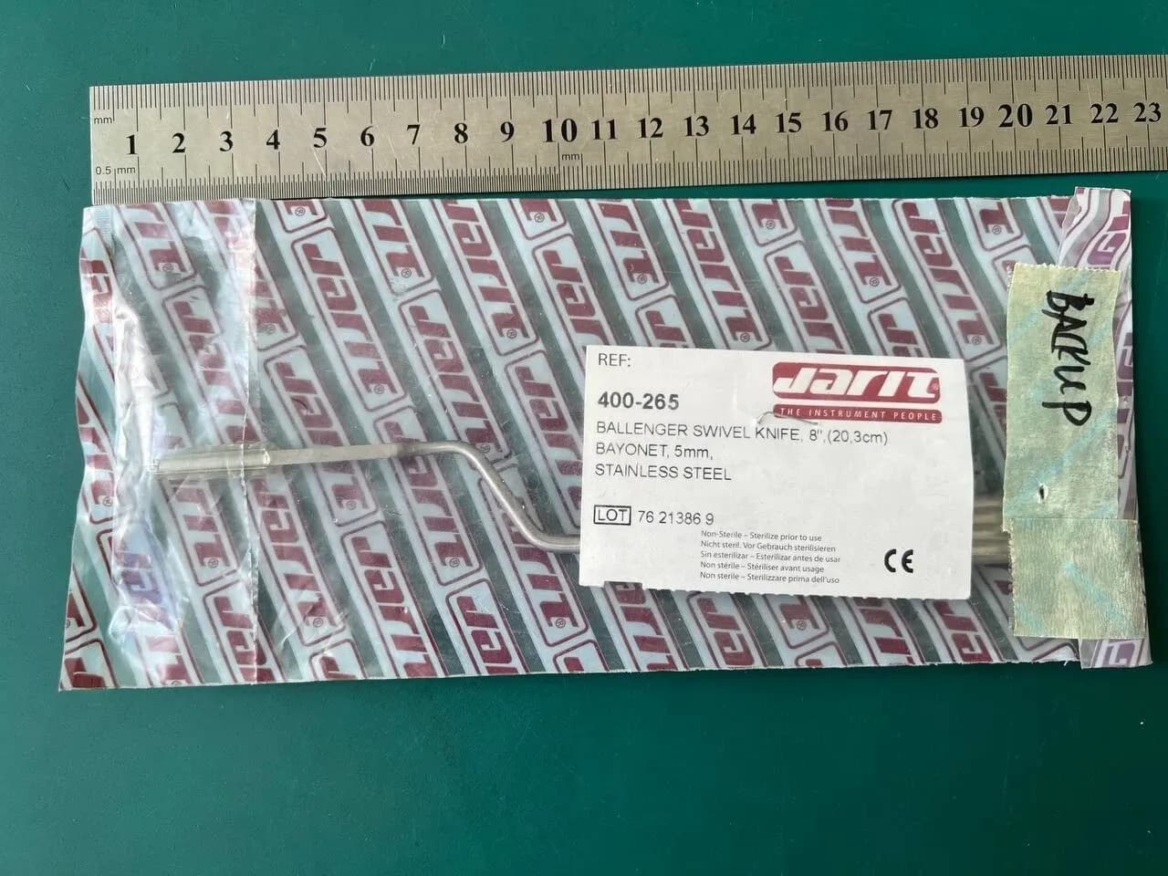 Jarit 400-265 Ballenger Swivel Knife Bayonet 5 mm 8'' 20.3 cm