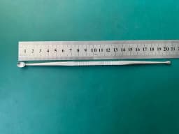 Storz N-4574 Converse curette 8'',double-ended, 6.0mm x 9.0mm and 5.0mm x 8.0mm
