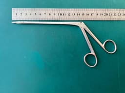 Karl Storz 449250 Nasal Scissors, ZURICH model, Cutting Length 18 mm, WL 14 cm