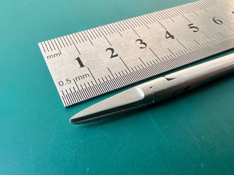 Karl Storz 449250 Nasal Scissors, ZURICH model, Cutting Length 18 mm, WL 14 cm