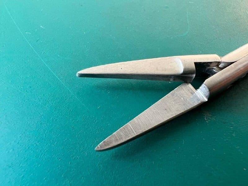 Karl Storz 449250 Nasal Scissors, ZURICH model, Cutting Length 18 mm, WL 14 cm