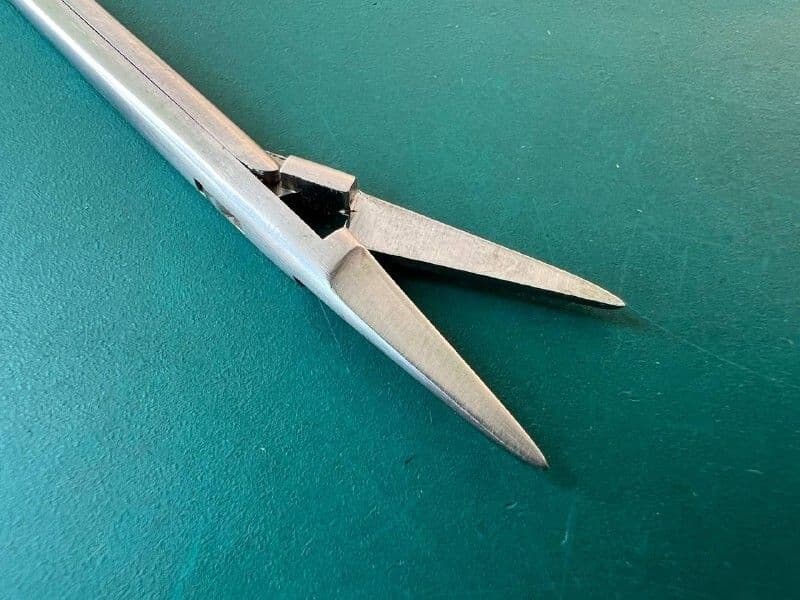 Karl Storz 449250 Nasal Scissors, ZURICH model, Cutting Length 18 mm, WL 14 cm