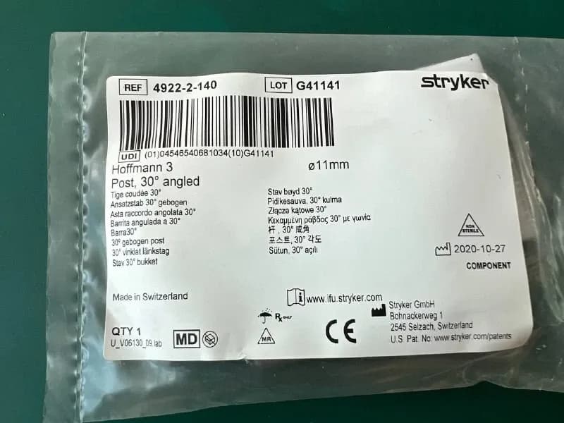 Стійка Stryker 4922-2-140 Hoffman, кут 30°