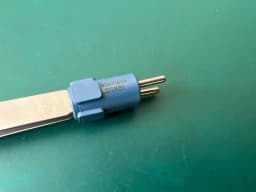 Пінцет біполярний ізольований кутовий V. Mueller EBP 11060-54A, кінчик 0.6 mm