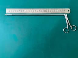 Karl Storz 25228 Forceps for Biopsy, 30 cm 4.5 mm Angled, Single action jaws