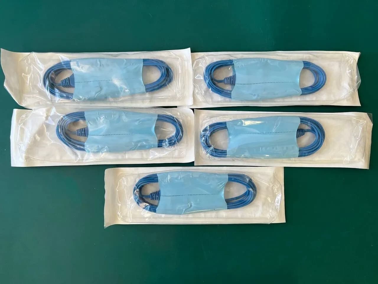 Lot of 5 Valleylab Covidien E0512 Bipolar forceps Cord 3.6m (12') 2026-08-31
