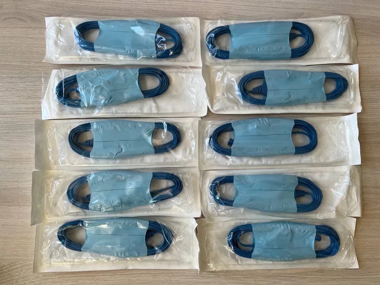 Lot of 10 Valleylab Covidien E0512 Bipolar forceps Cord 3.6m (12') 2026-08-31