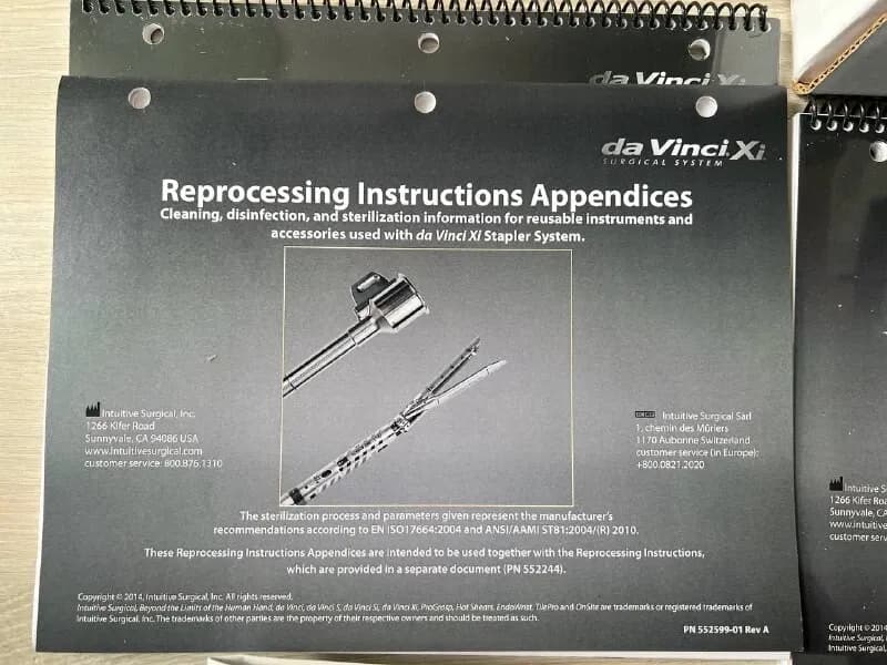 Da Vinci Xi Cleaning and Sterelization Kit, English Ref 470600