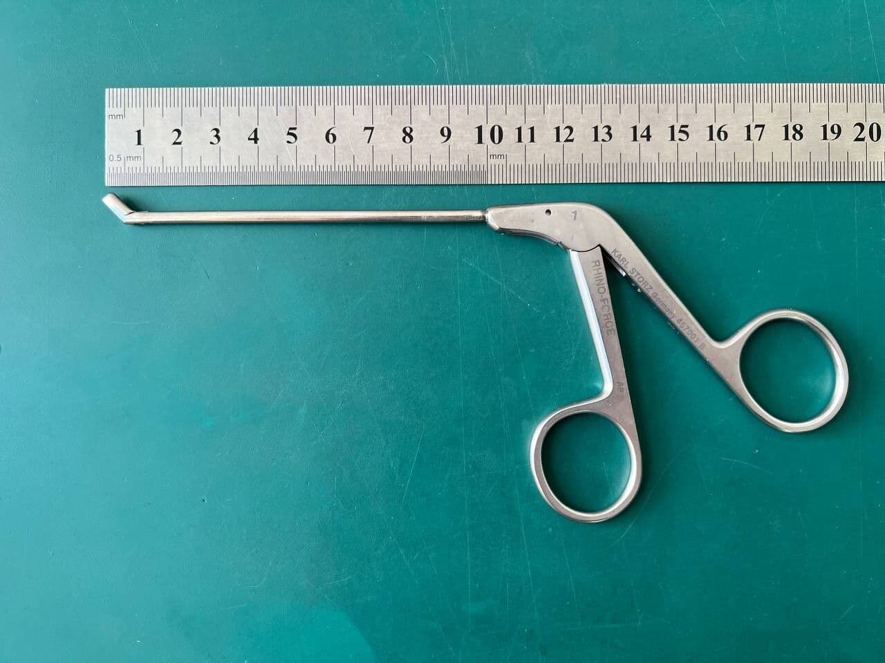 Karl Storz 457001B Rhinoforce Blakesley Nasal Forceps Size 1 45 Deg 13 cm