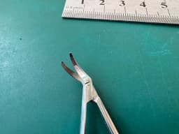 STORZ E-3232 Katzin Curved Corneal Transplant Scissors LEFT