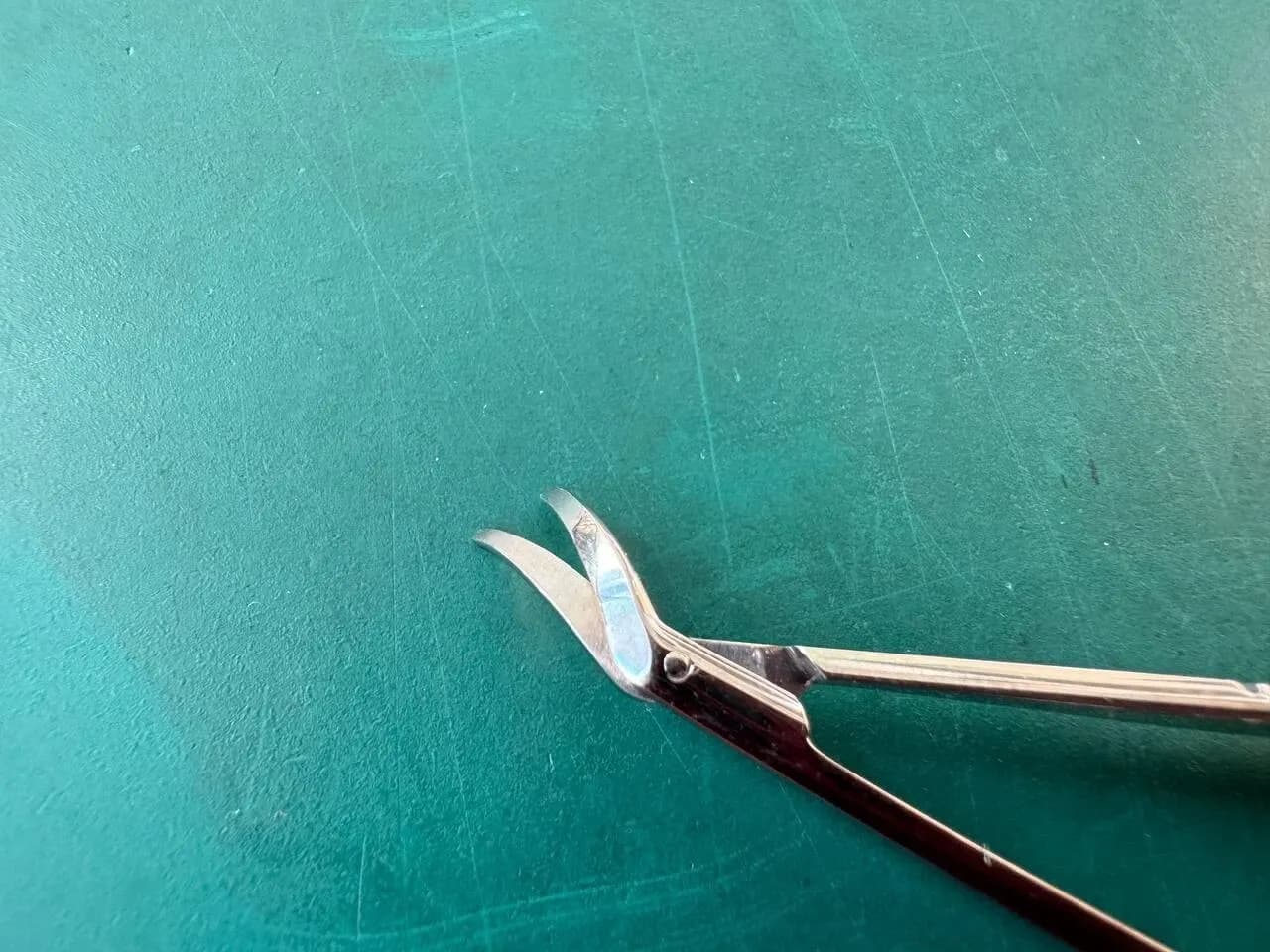 STORZ E-3232 Katzin Curved Corneal Transplant Scissors LEFT