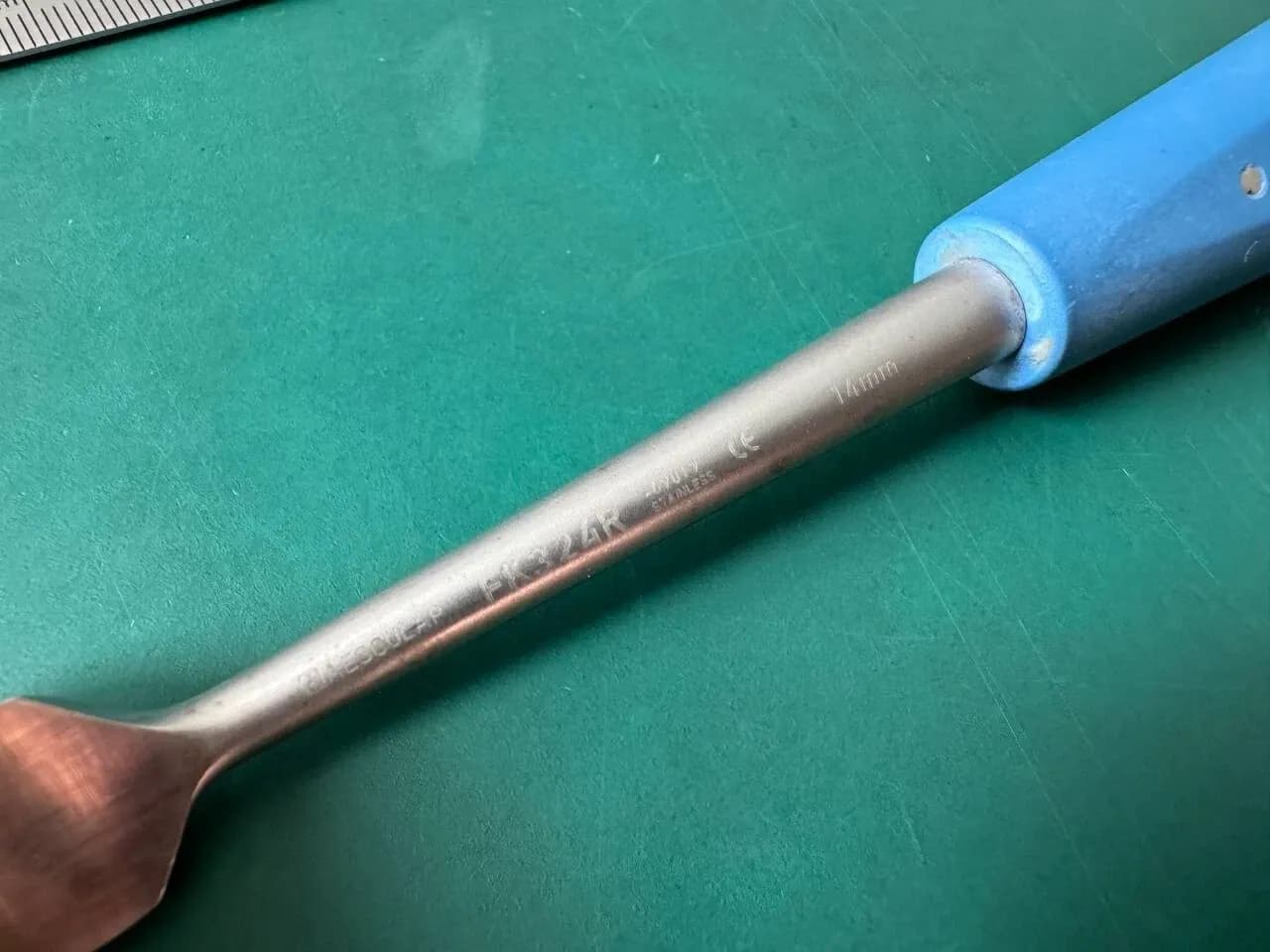 Распатор окісний Aesculap FK324R, 190 mm, 14.0 mm
