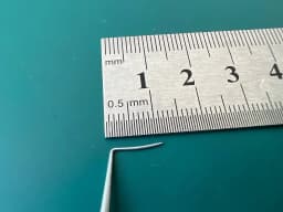 Шпатель для циклодіалізу Castroviejo SSI Ultra 60-1074 двобічний, 0.5 x 15 x 0.5 mm