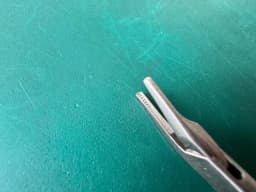 KARL STORZ 8665 R Steiner Laryngoforce II Clip Forceps, Jaws Curved Right 10"