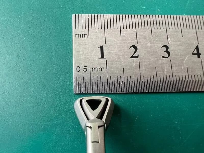 V. Mueller RH4554 l 8mm Triangular Meltzer Adenoid Punch Forceps ENT