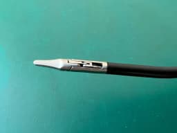 Ендоскопічний затискач Elmed 38-5093, обертовий, вигнутий вліво