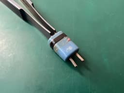 Пінцет біполярний багнетний Codman Malis 80-1551 прямий, кінчик 1.5mm