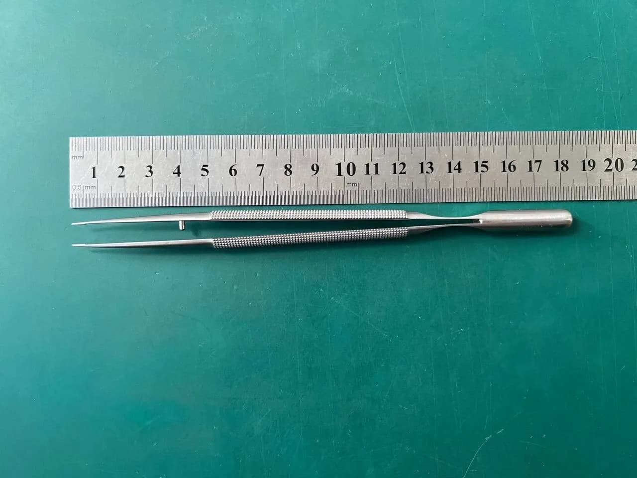 Мікропінцет Dennis Scanlan 4004-95, платформні кінчики, кругла рукоятка, 7″ 18.0 cm
