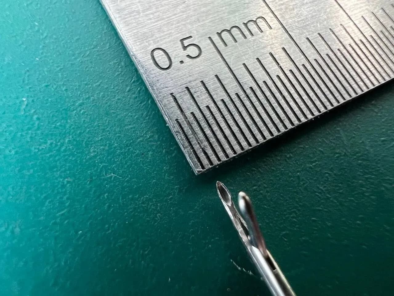 Пінцет ЛОР Wullstein V. Mueller AU14122, овальна чашка 0.9mmx4.5mm
