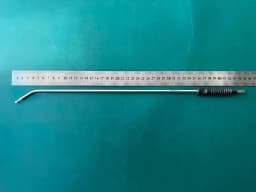 Dufner 20945-50 MICTEC Bipolar double ring electrode 30° curved upward 5 mm