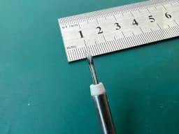 Dufner 20945-50 MICTEC Bipolar double ring electrode 30° curved upward 5 mm