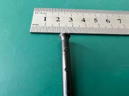 Dufner 20947-11 MICTEC Flat electrode with suction irrigation connection, 6.8 mm