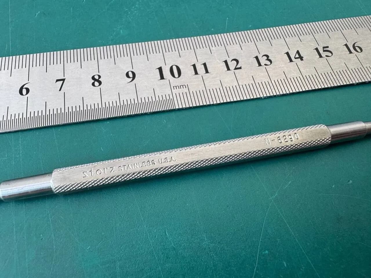 Storz N6290 Maxillary Sinus Seeker Double ended. Overall length 21.5cm, 8.5 inch