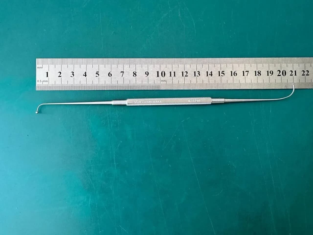 Storz N-6290 Maxillary Sinus Seeker Double ended. Overall length 21.5cm, 8.5''