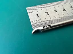 R.Wolf 8393.514 Laparoscopic 5 mm Right Curved Needle Holder insert