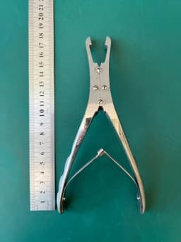 Storz N5346 Wright-Rubin Septum Morselizer Forceps Angled