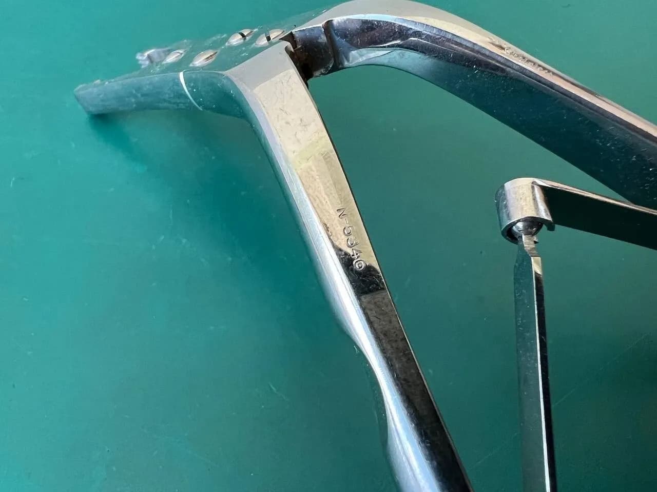 Storz N5346 Wright-Rubin Septum Morselizer Forceps Angled