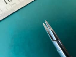 Storz E3828SW Barraquer Needle Holder 9mm Straight Delicate Locking