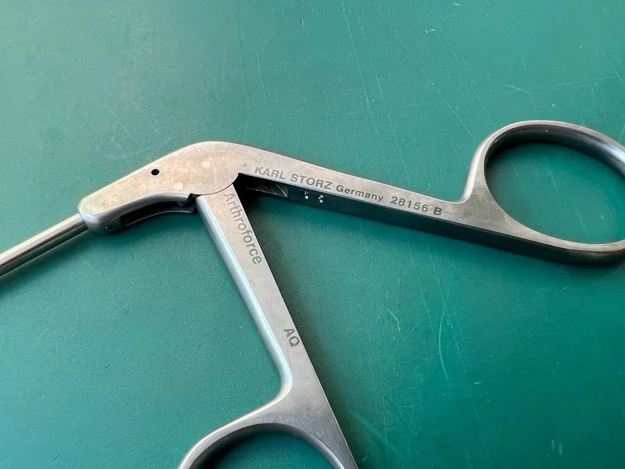 KARL STORZ 28156 B Arthro Force Forceps Straight Hook Scissors