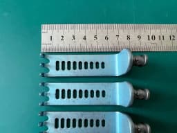 KLS Martin lot of 18 Titanium Blade, Caspar, lumbar, 40 mmx65 mm and 20x65 mm