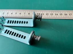 KLS Martin lot of 18 Titanium Blade, Caspar, lumbar, 40 mmx65 mm and 20x65 mm