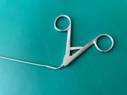 Storz 10372 K Bean Jaw Forceps, Dble-Action, Blunt Grooved, 1.5mm x 25cm