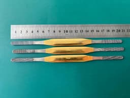 LOT of 3 Storz P1000 Rasp Double-ended Straight Tungsten carbide ends