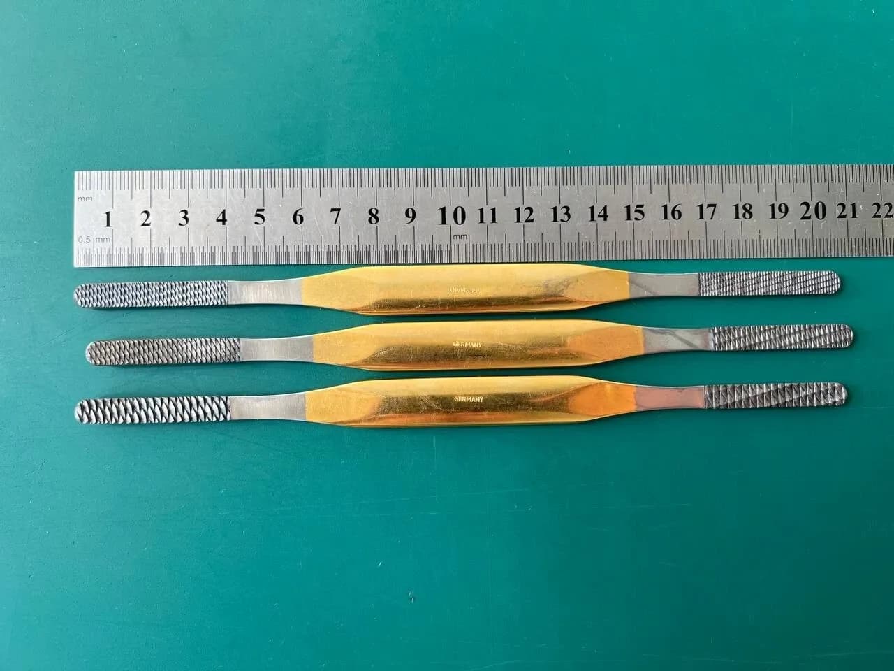 LOT of 3 Storz P1000 Rasp Double-ended Straight Tungsten carbide ends