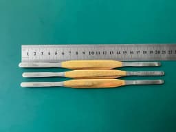 LOT of 3 Storz P1000 Rasp Double-ended Straight Tungsten carbide ends