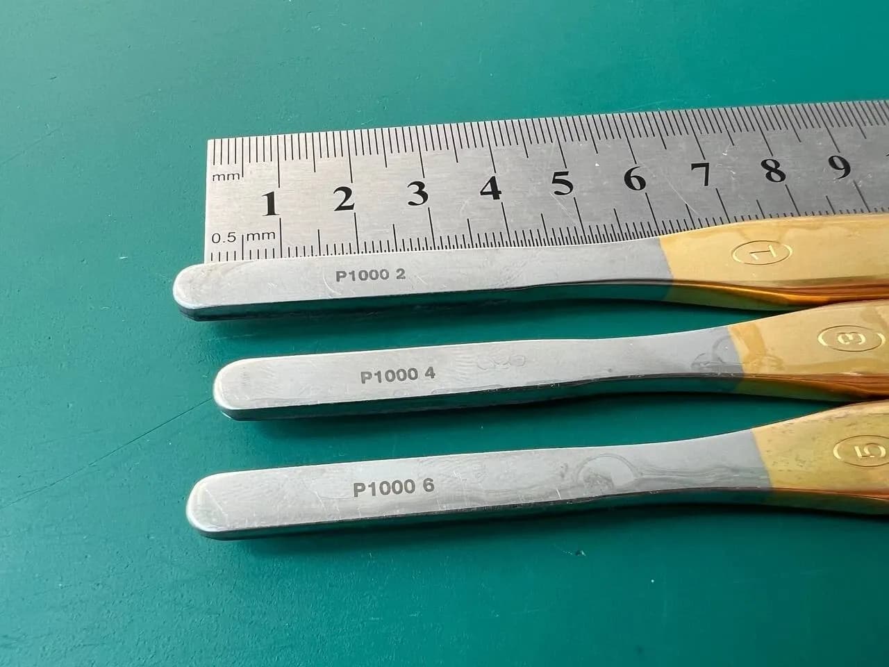 LOT of 3 Storz P1000 Rasp Double-ended Straight Tungsten carbide ends