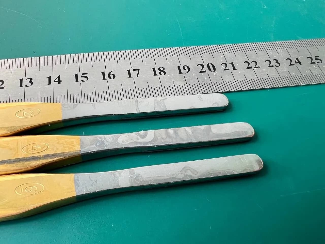 LOT of 3 Storz P1000 Rasp Double-ended Straight Tungsten carbide ends